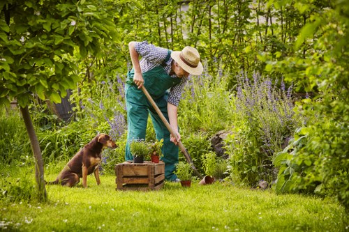 Staff and gardens symbolic image representing commitment to ethical practices